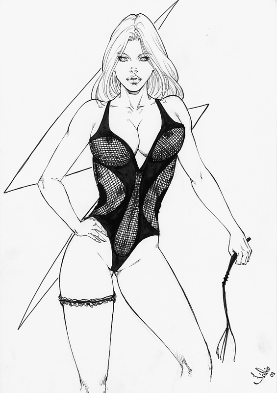 2009 avengers breasts carol_danvers fabio marvel monochrome ms._marvel_(carol_danvers) straight_hair whip