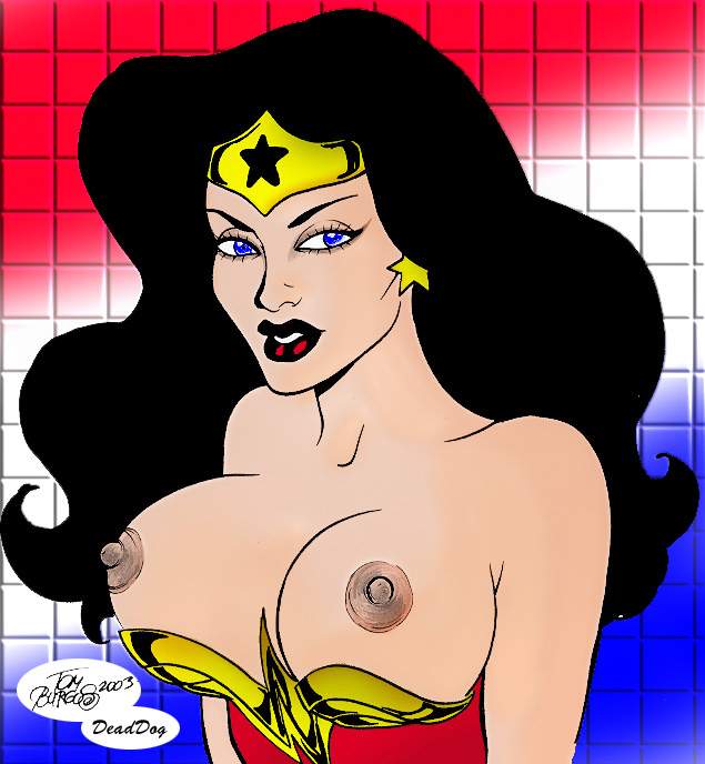 2003 breasts colored dc dc_comics dead_dog female tom_burgos wonder_woman wonder_woman_(series)