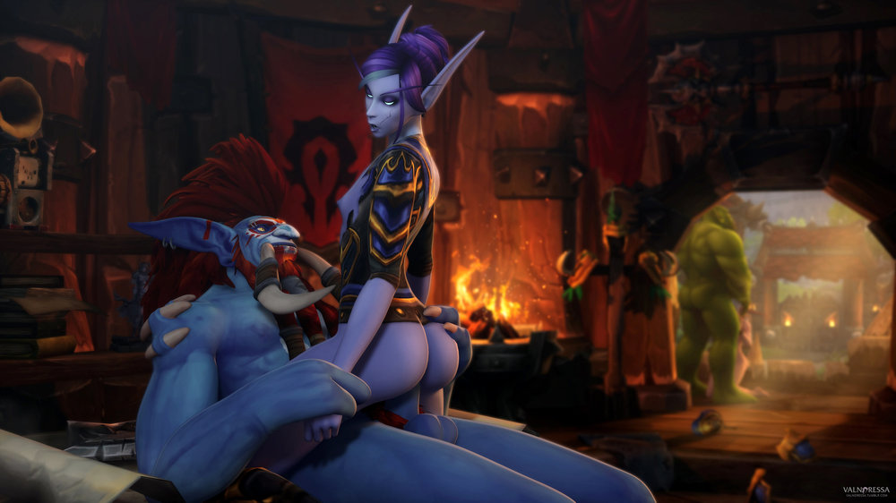 2boys, 3d, anal, anal sex, androgynous, ass, balls, bottomless, elf, erection, femboy, gay, hand grab, hand on ass, legs, male, muscular, muscular male, nipples, penetration, sex, thighs, trap, troll (warcraft), troll male, valnoressa, void elf, world of warcraft, yaoi