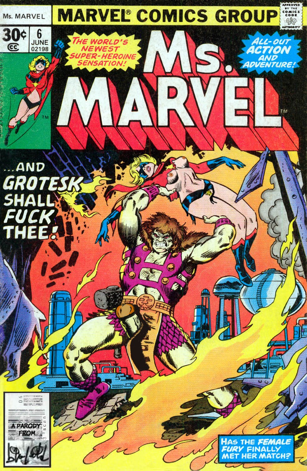 blofeld breasts carol_danvers edit grotesk marvel ms._marvel_(carol_danvers) penis photoshop straight_hair text