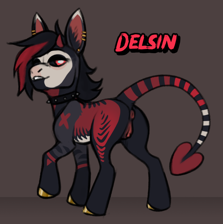 animal_genitalia animal_vulva anus black_body black_hair black_sclera ear_piercing ear_ring ear_stud equid equine equine_anus equine_genitalia equine_vulva female female_feral feral genitals grey_body hair hasbro horse looking_at_viewer male_(lore) mammal markings multicolored_hair my_little_pony narrowed_eyes piercing pony pupils rayliicious red_body red_eyes red_hair ring_piercing side_view solo spade_tail striped_markings striped_tail stripes tail tail_markings two_tone_hair white_pupils