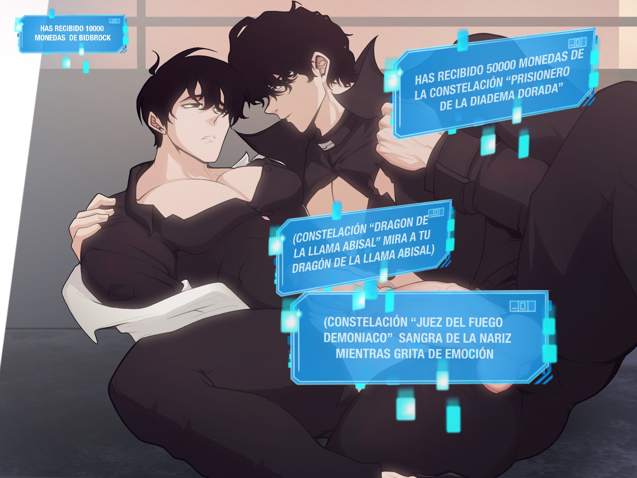 2boys, 2d, ass, balls, bidbrock, big ass, big balls, big butt, big penis, clothed sex, eyes wide open, gay, kim dokja, male, male only, muscular, muscular male, omniscient reader's viewpoint, pants, pecs, pectorals, penis, tagme, yaoi, yoo joonghyuk