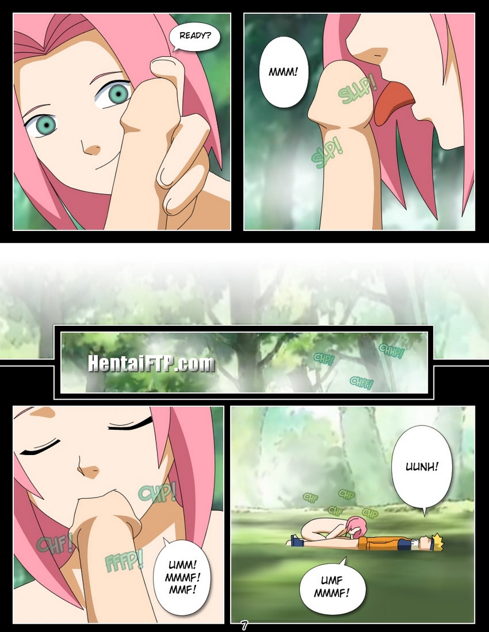 male naruto naruto_(classic) naruto_(series) penis sakura_haruno sakura_haruno(genin) sucking_penis tagme touching_penis uzumaki_naruto