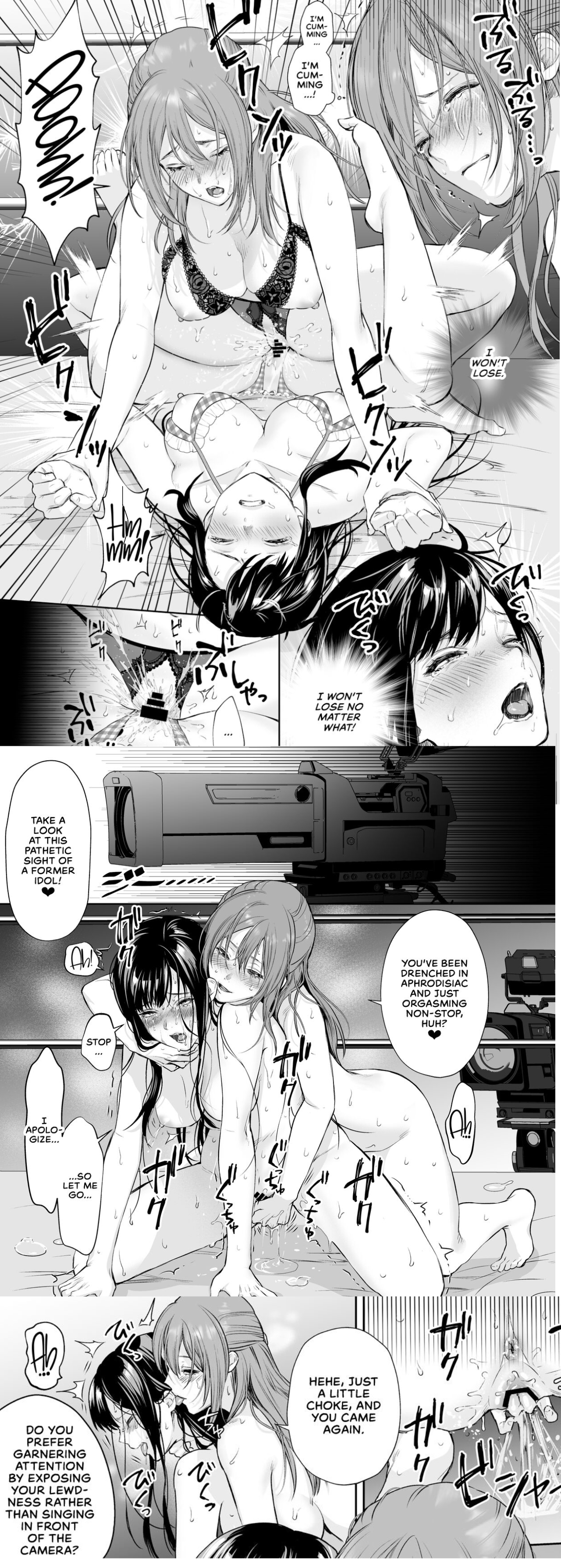 2girls, aphrodisiac, asphyxiation, blush, catfight, choking, defeated, excessive pussy juice, female, fight, fighting, fighting ring, fingering, moaning, original, original character, original characters, pussy, pussy juice, recording, remora works, sex, sexfight, squirting, tears, tribadism, yuri