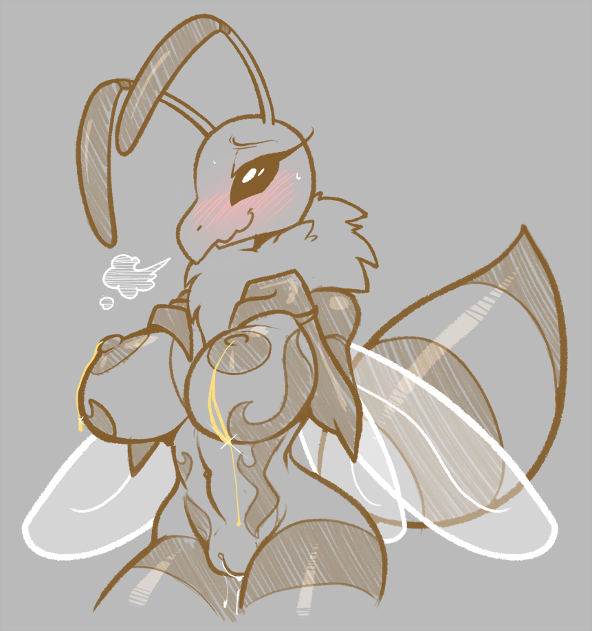 1girls 2021 antennae antennae_(anatomy) anthro anthrofied areola areolae arthropod arthropod_abdomen arthropod_humanoid ass bare_shoulders bedroom_eyes bee beedrill belly belly_button big_ass big_breasts big_butt black_eyes black_sclera blush blushing bodily_fluids breasts breath butt cleavage completely_nude conditional_dnp eyebrows eyelashes female female_only food fur genitals grey_background half-closed_eyes hands_on_breasts hips honey_(food) huge_ass huge_butt humanoid hybrid hymenopteran insect_wings insects lactating lactating_honey lactation large_ass large_breasts large_butt monochrome naked navel neck_tuft nintendo nipples nude nude_female nudity pokémon_(species) pokemon pokemon_(species) pubic_mound pussy pussy_juice salazzle salazzle_hybrid scalie seductive seductive_eyes seductive_look seductive_smile simple_background solo solo_female standing sweat sweating teckworks thick thick_ass thick_thighs thighs translucent translucent_wings unusual_lactation video_games voluptuous white_pupils wide_hips wings