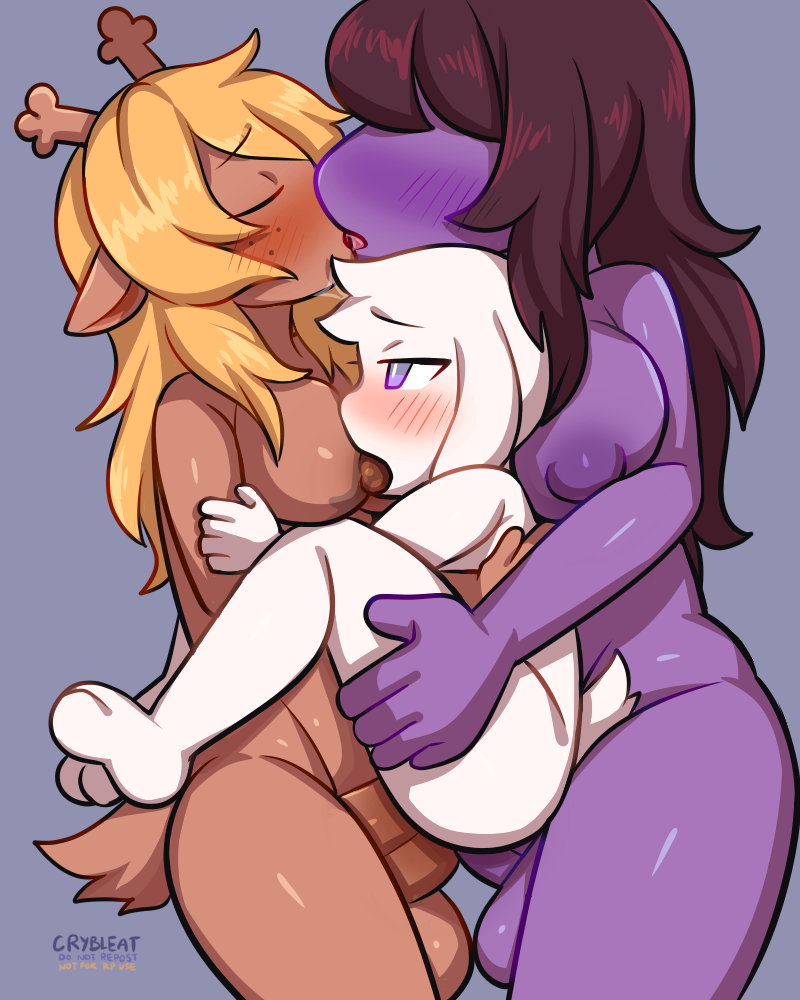 1boy 2futas anthro areolae asriel_dreemurr balls big_balls big_breasts big_penis big_thighs blush breast_sucking breastfeeding_during_sex breasts brown_nipples crybleat dark-skinned_futanari dark_skin deltarune deltarune_futanari double_anal double_penetration erect_nipples erection furry futa_on_male futanari huge_cock kissing large_breasts large_penis larger_futanari male male_penetrated nipples noelle_holiday nude penis purple_nipples purple_penis purple_skin sandwiched size_difference smaller_male stand_and_carry_position standing standing_sex susie_(deltarune) testicles thick_penis threesome undertale_(series)