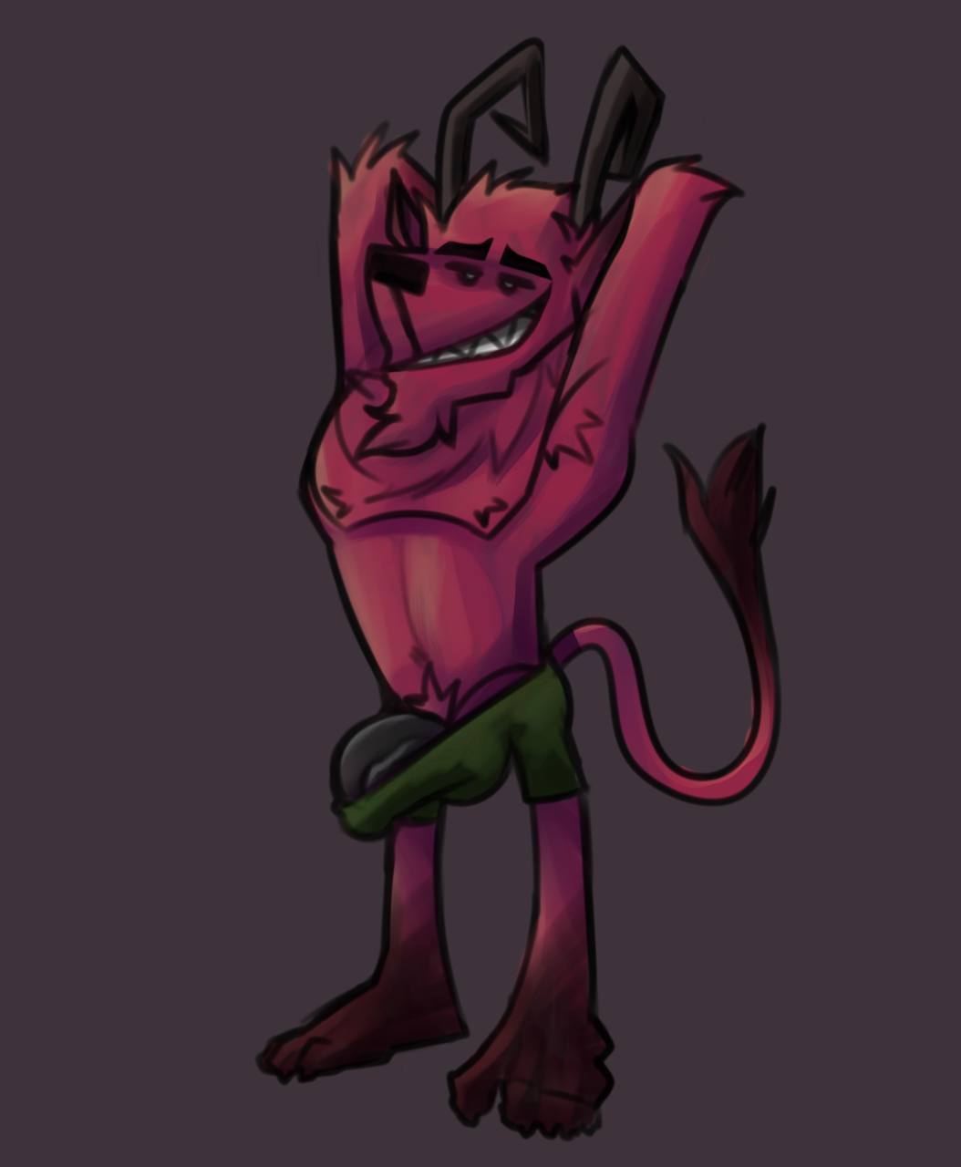 anthro caprine caprine_demon don't_starve goat grinning tagme tail urbanmonster wortox