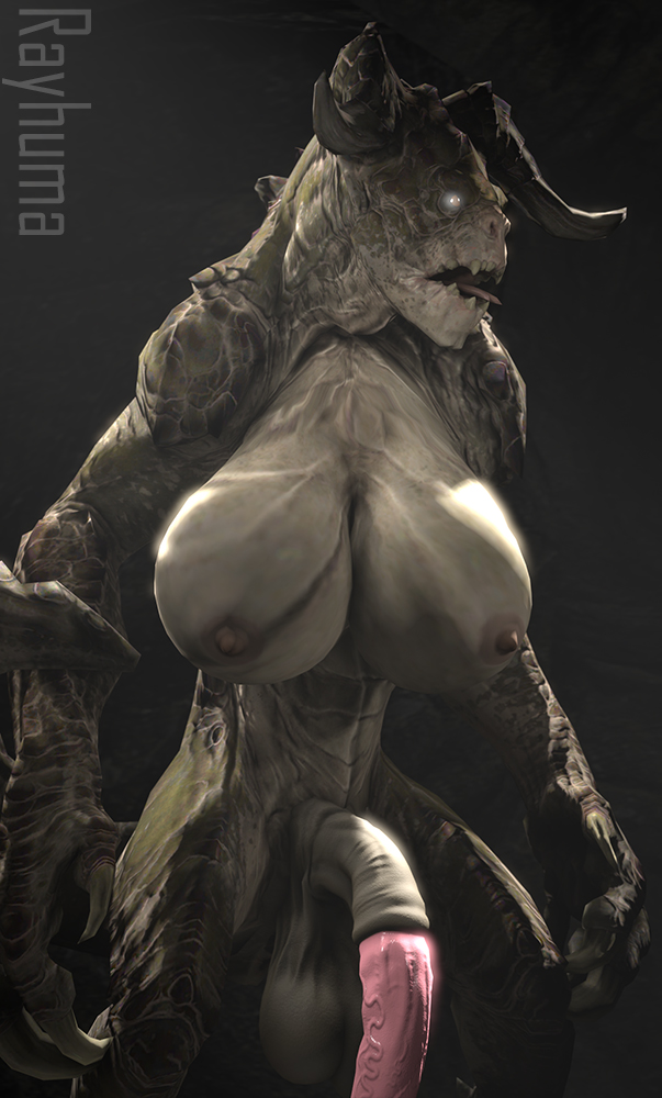 1futa, 3d, anthro, ass, balls, big ass, big balls, big breasts, big hands, big penis, breasts, claws, deathclaw, fallout, forked tongue, furry, futa only, futanari, horns, horsecock, huge ass, huge balls, huge breasts, huge cock, intersex, large breasts, large penis, long penis, monster, nipples, no humans, penis, rayhuma, scales, scalie, sfm, sharp claws, sharp teeth, solo, solo futa, source filmmaker, tail, teeth, thick thighs, tongue, watermark, wide hips, yellow eyes