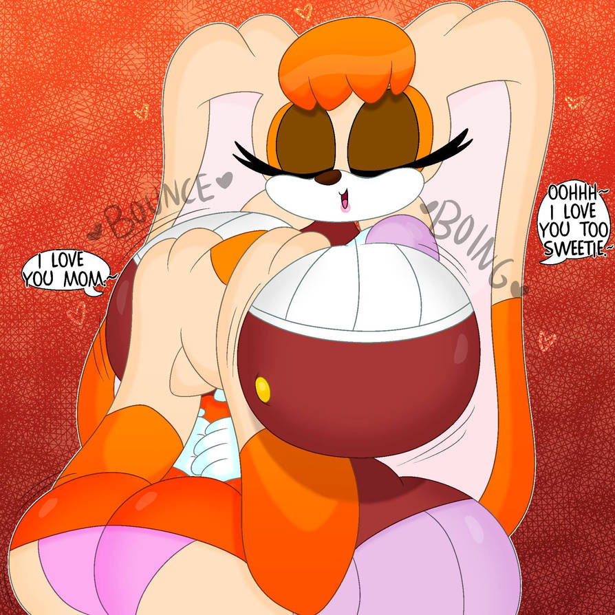 2girls, 3barts, anthro, ass, between breasts, bouncing breasts, breast smother, breasts, cream the rabbit, female, female only, hug, huge ass, huge breasts, mother and daughter, motion lines, multiple females, multiple girls, panties, sega, smothering, sonic (series), upskirt, vanilla the rabbit, wholesome, wide hips, widescreen, yuri