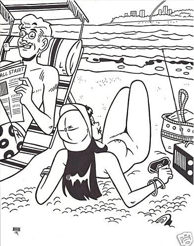 archie_comics beach breasts david_farley hiram_lodge pussy veronica_lodge