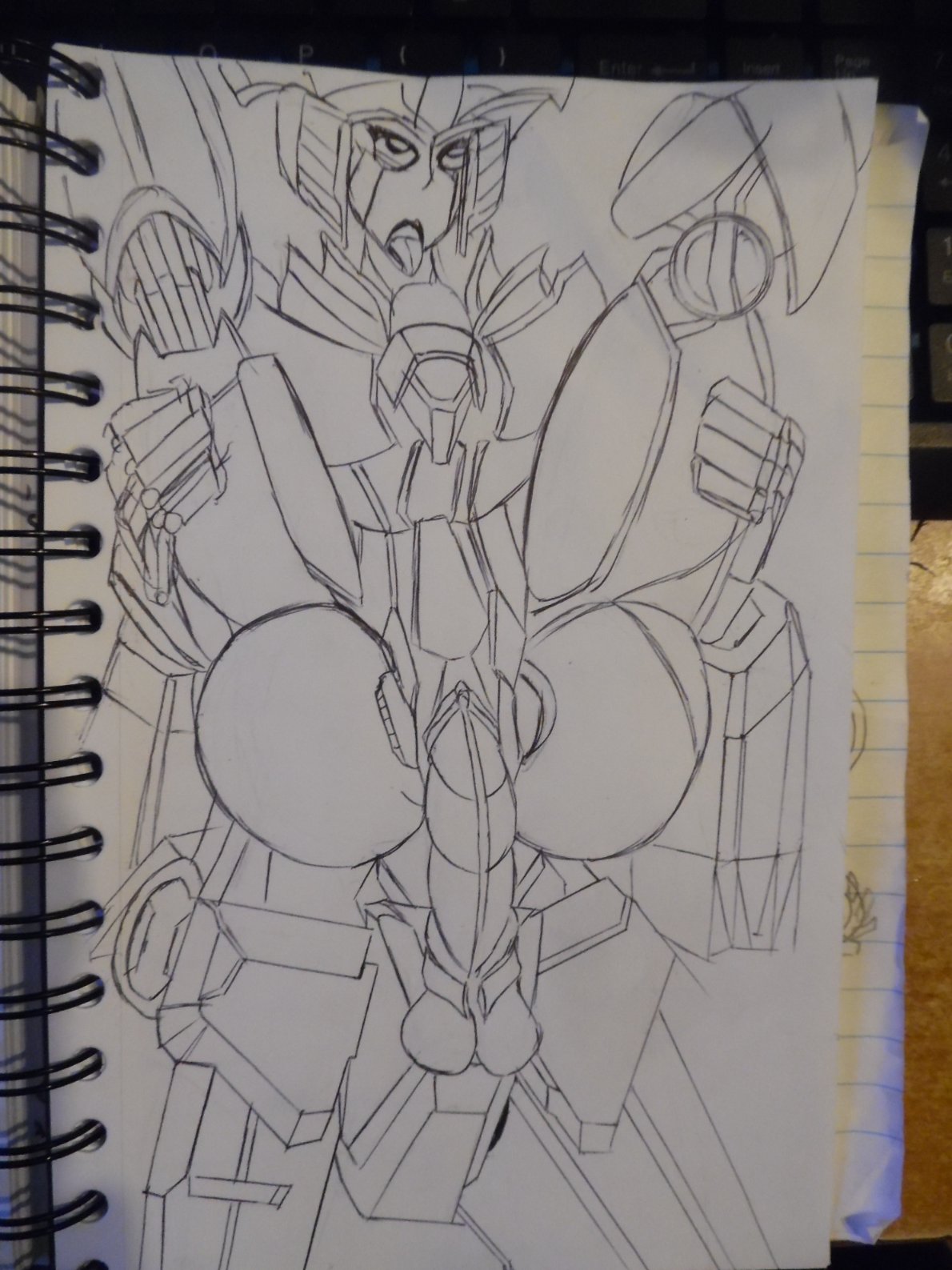 1boy 1girls ahe_gao ahegao alien alien_girl clitoris large_penis machine mechanical penetration penis pussy robot robot_girl sex sketch spread_legs starscream thick_ass thick_legs thick_thighs tongue tongue_out transformers vagina vaginal vaginal_penetration vaginal_sex windblade