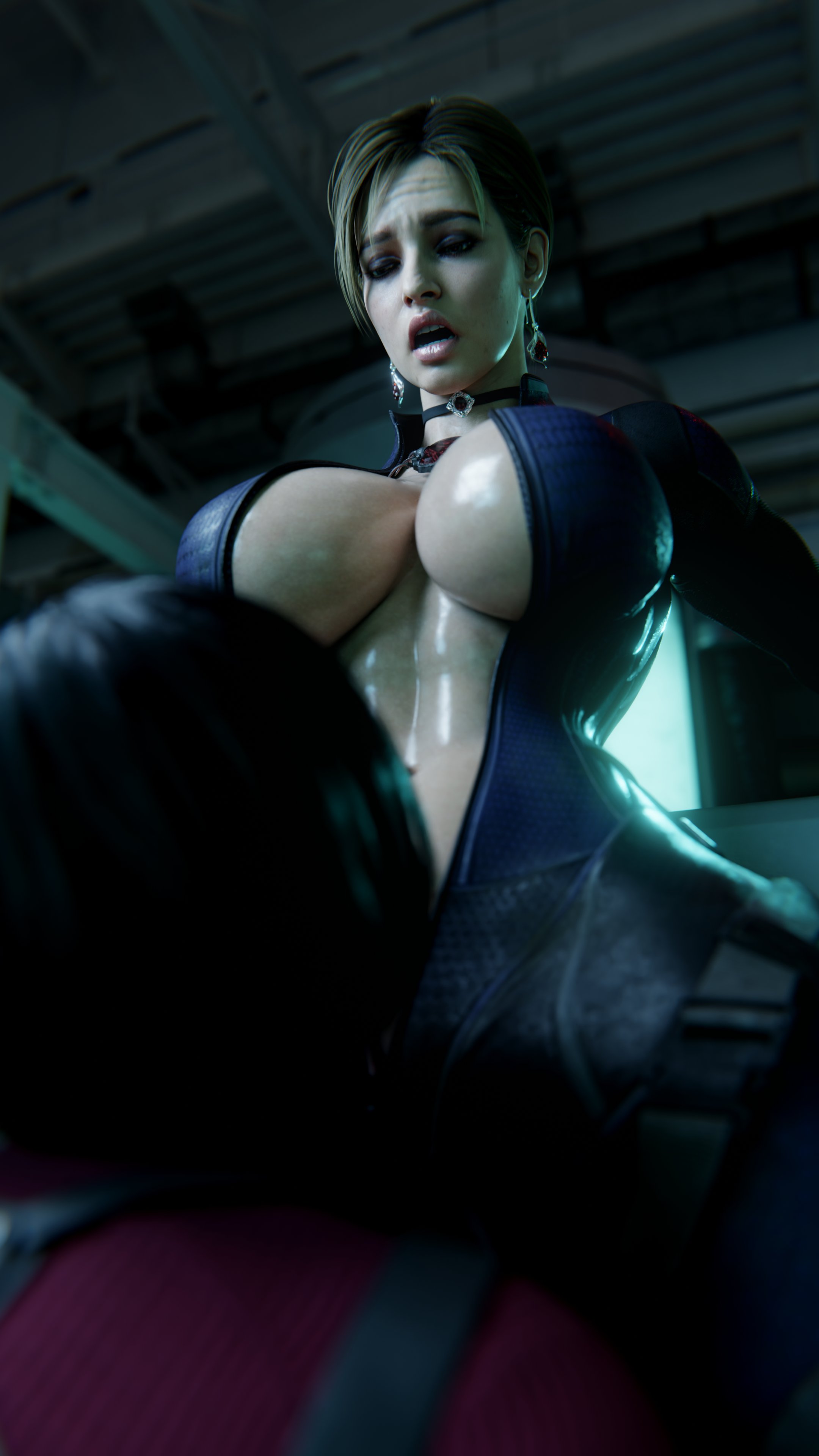 1girls, 2girls, 3d, 3d (artwork), ada wong, big breasts, bodysuit, breasts, female, jill valentine, jill valentine (blonde), jill valentine (sasha zotova), jill valentine bodysuit, licking, licking pussy, open bodysuit, open clothes, r3xstone, resident evil, resident evil 3, resident evil 4, skin tight, tight clothes, tight clothing, unzipped, unzipped bodysuit, yuri