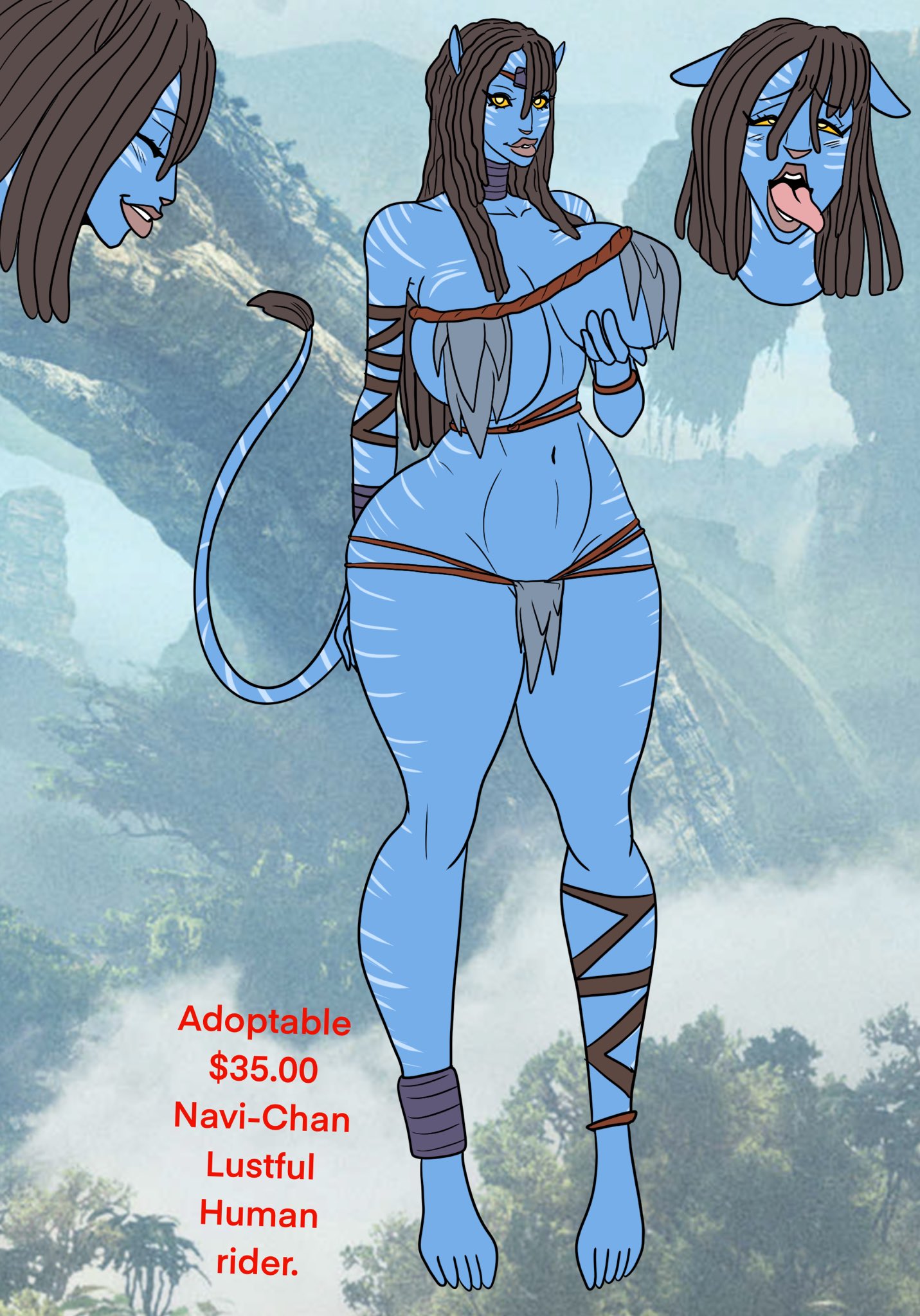 1girls, alien, alien girl, alien humanoid, avatar, big ass, big breasts, blue body, blue skin, blue-skinned female, breasts, curvaceous, curvy, curvy figure, digital media (artwork), female, hips, hourglass figure, huge ass, huge breasts, humanoid, large ass, large breasts, legs, mature, mature female, na'vi, ninja-8004, slim waist, tall, tall female, thick, thick hips, thick legs, thick thighs, thighs, voluptuous, waist, wide hips