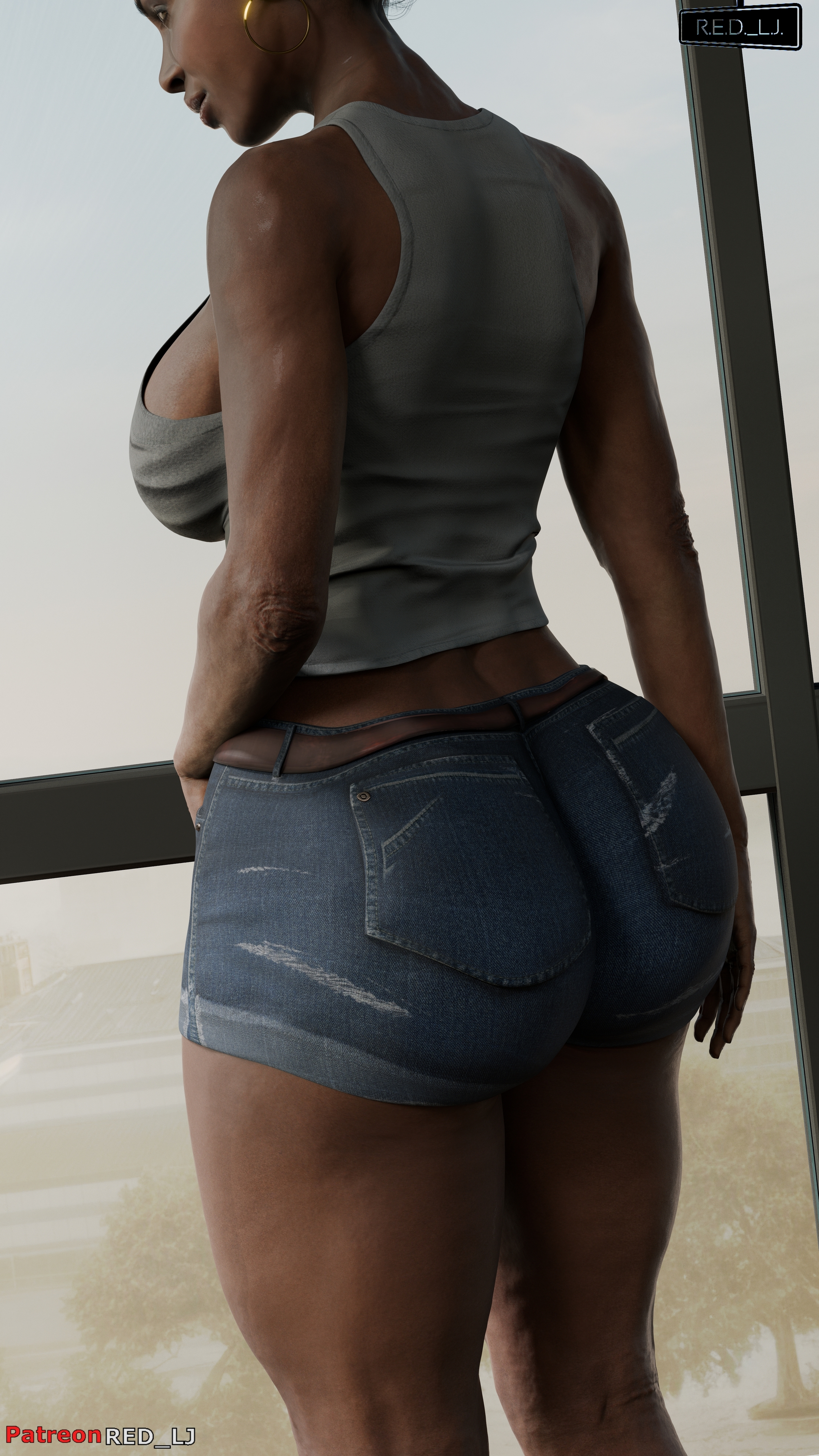 1girls, 3d, ass, big ass, breasts, brown body, brown skin, brown-skinned female, bust, busty, chest, curvaceous, curvy, curvy figure, dark skin, dark-skinned female, female, female focus, female only, hips, hourglass figure, huge ass, huge breasts, human, large ass, large breasts, left 4 dead (series), left 4 dead 2, legs, mature, mature female, medkit, patreon username, red lj, rochelle (left 4 dead), solo, thick, thick hips, thick legs, thick thighs, thighs, top heavy, valve, voluptuous, voluptuous female, waist, wide hips