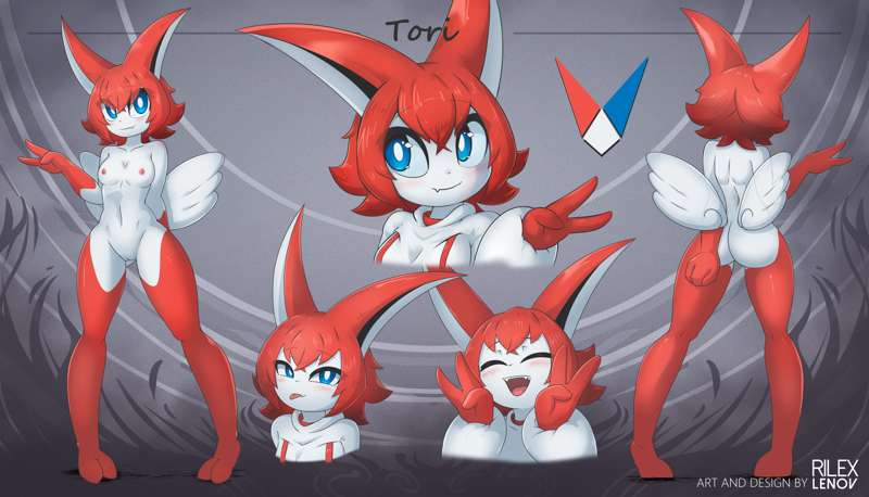creatures (company), female, game freak, nintendo, pokemon, rilex lenov, shiny pokemon, tagme, victini
