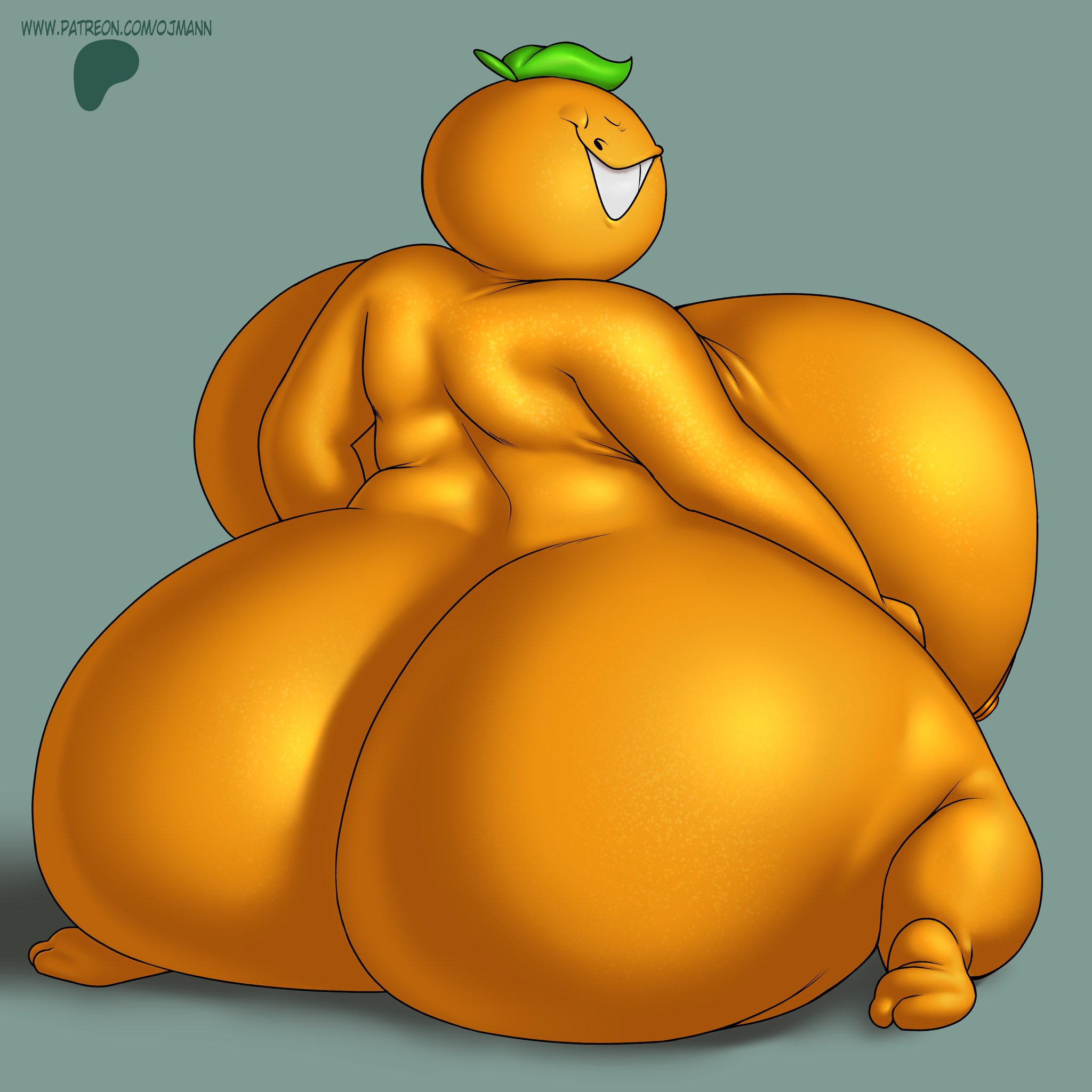 1girls, ass, ass bigger than head, barefoot, big ass, big breasts, breasts, breasts bigger than head, citrus (orangejuicemann), completely nude, female, female only, full body, huge ass, huge breasts, naked, naked female, nude, nude female, orangejuicemann, solo, solo female, tagme