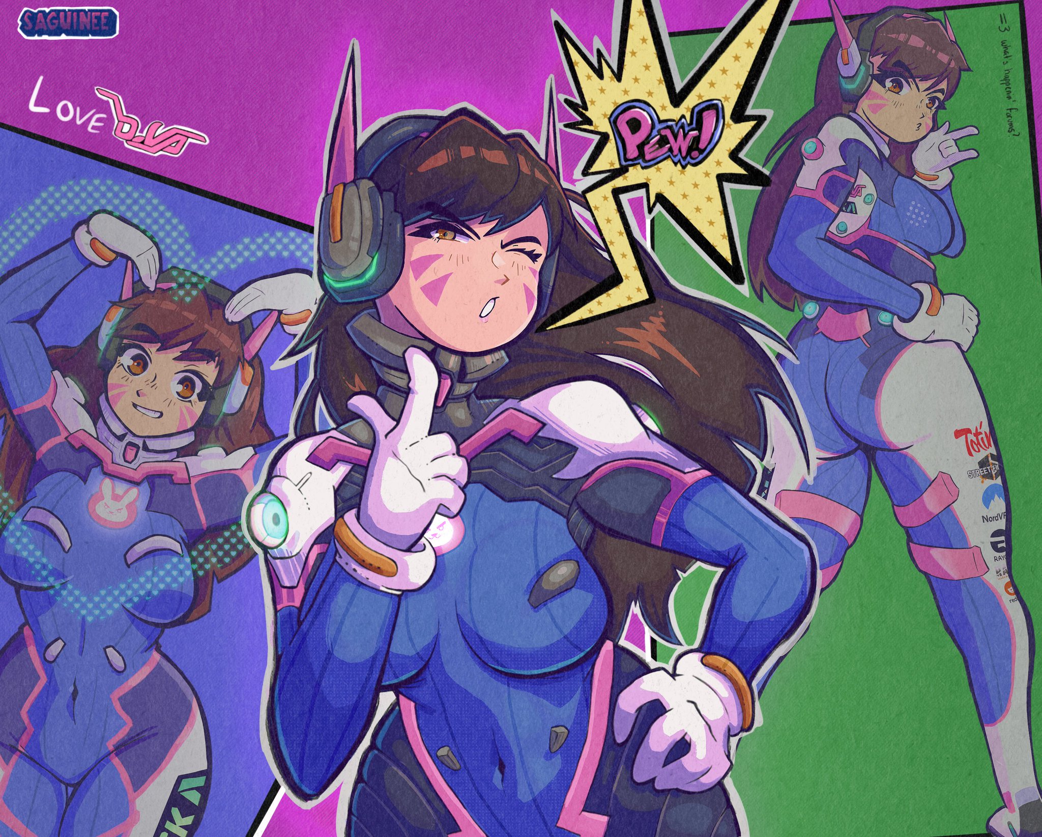 ass, breasts, d.va, female, not porn, overwatch, saguinee