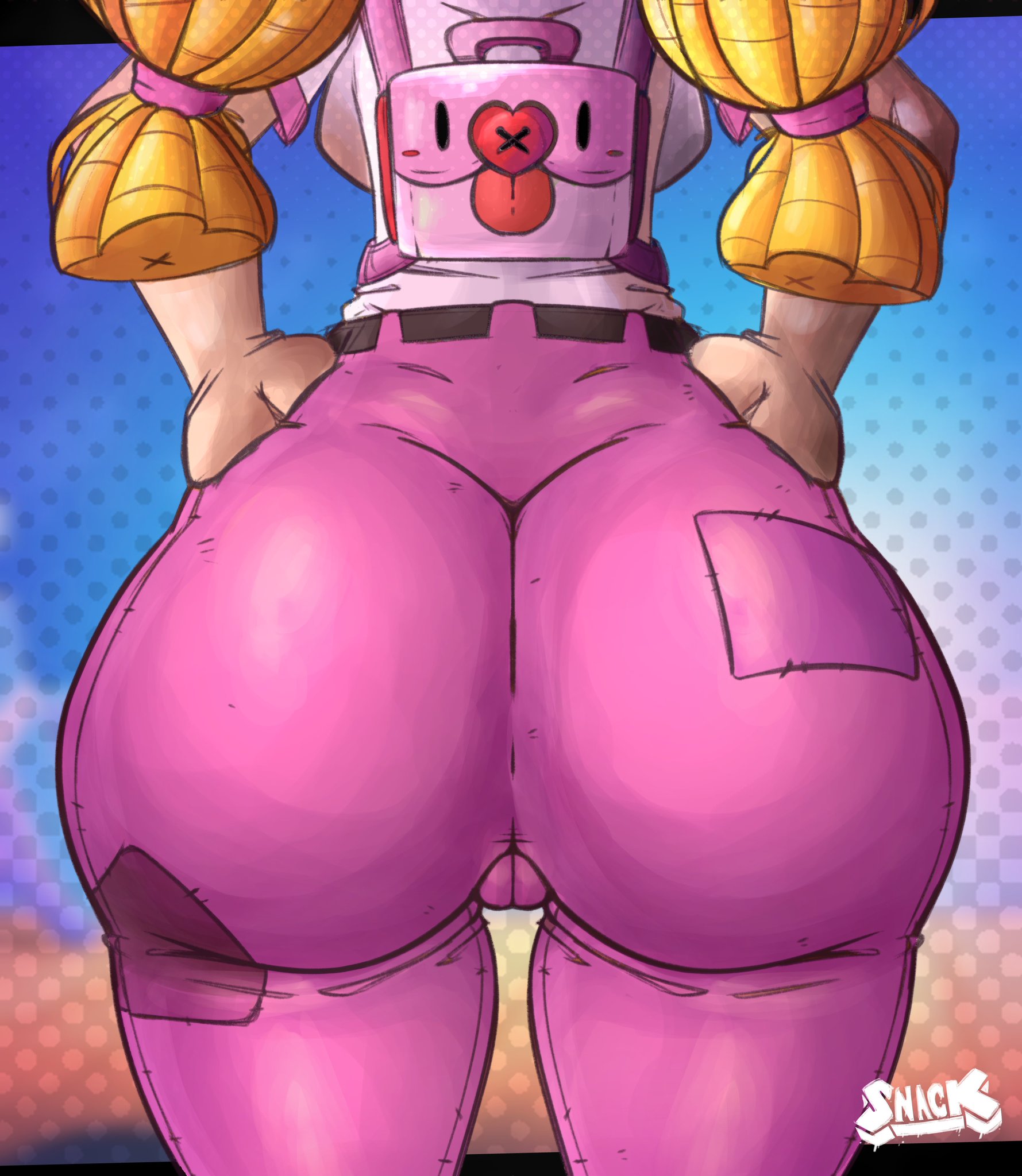 ass, ass focus, brawl asses, brawl stars, close-up, doll jessie (brawl stars), huge ass, jessie (brawl stars), patatero69, patateroart, queen of brawlstars, tagme, toastysnacktime