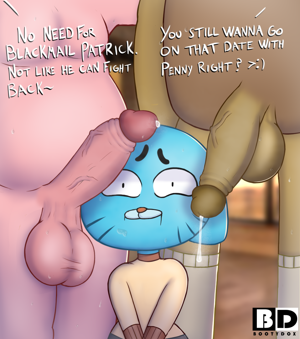 3boys, aged up, bad parenting, blackmail, bootydox, cartoon network, father and son, femboy, feminine male, furry, gay, gumball watterson, imminent rape, imminent sex, implied rape, incest, male, male focus, male only, patrick fitzgerald, penis, rabbit, richard watterson, sexual favor, tagme, the amazing world of gumball, what, yaoi