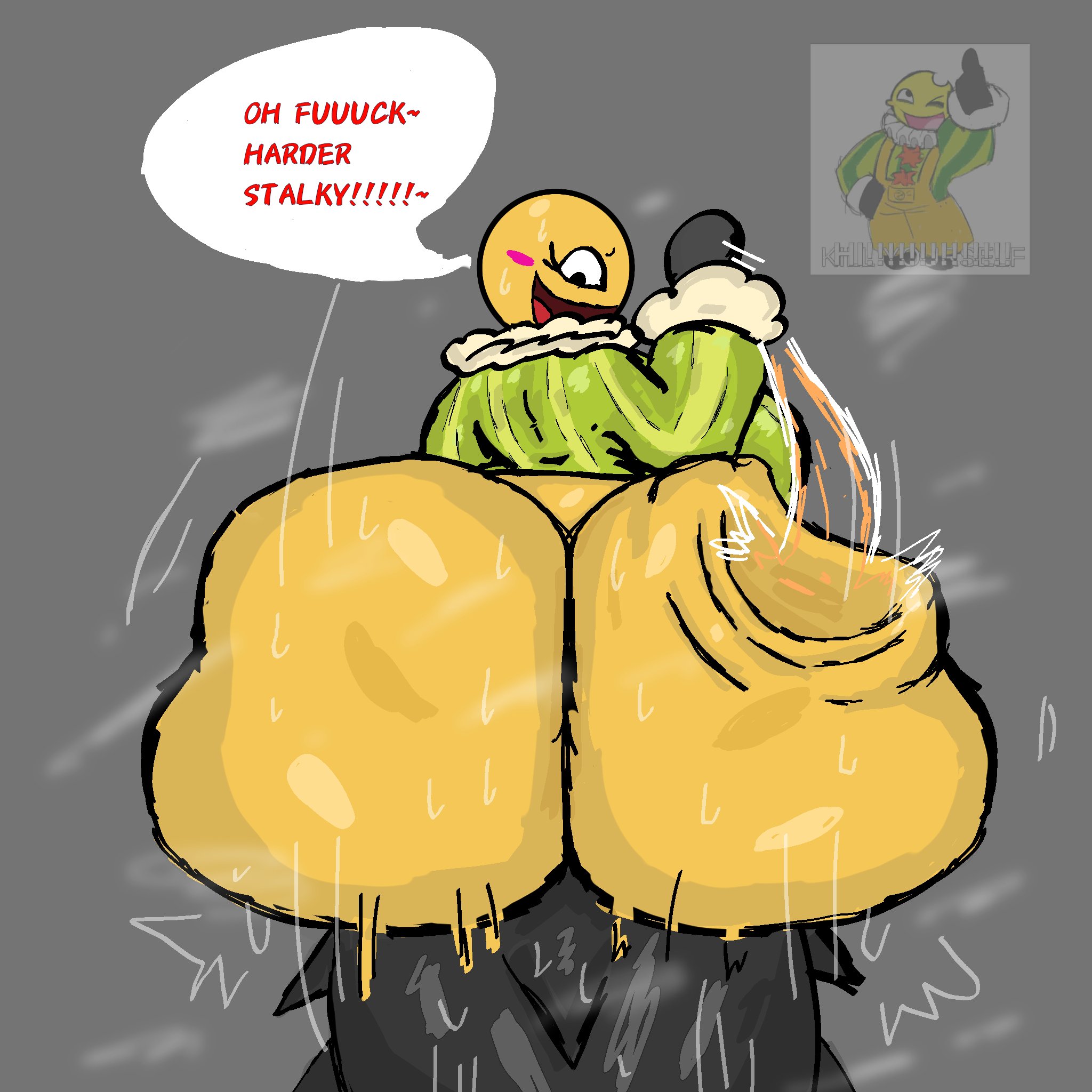 ambiguous penetration, ass, charlatan (forsaken), forsaken (roblox), huge ass, meme in the background, roblox, roblox game, tagme, the stalker (roblox), twisted (artist)