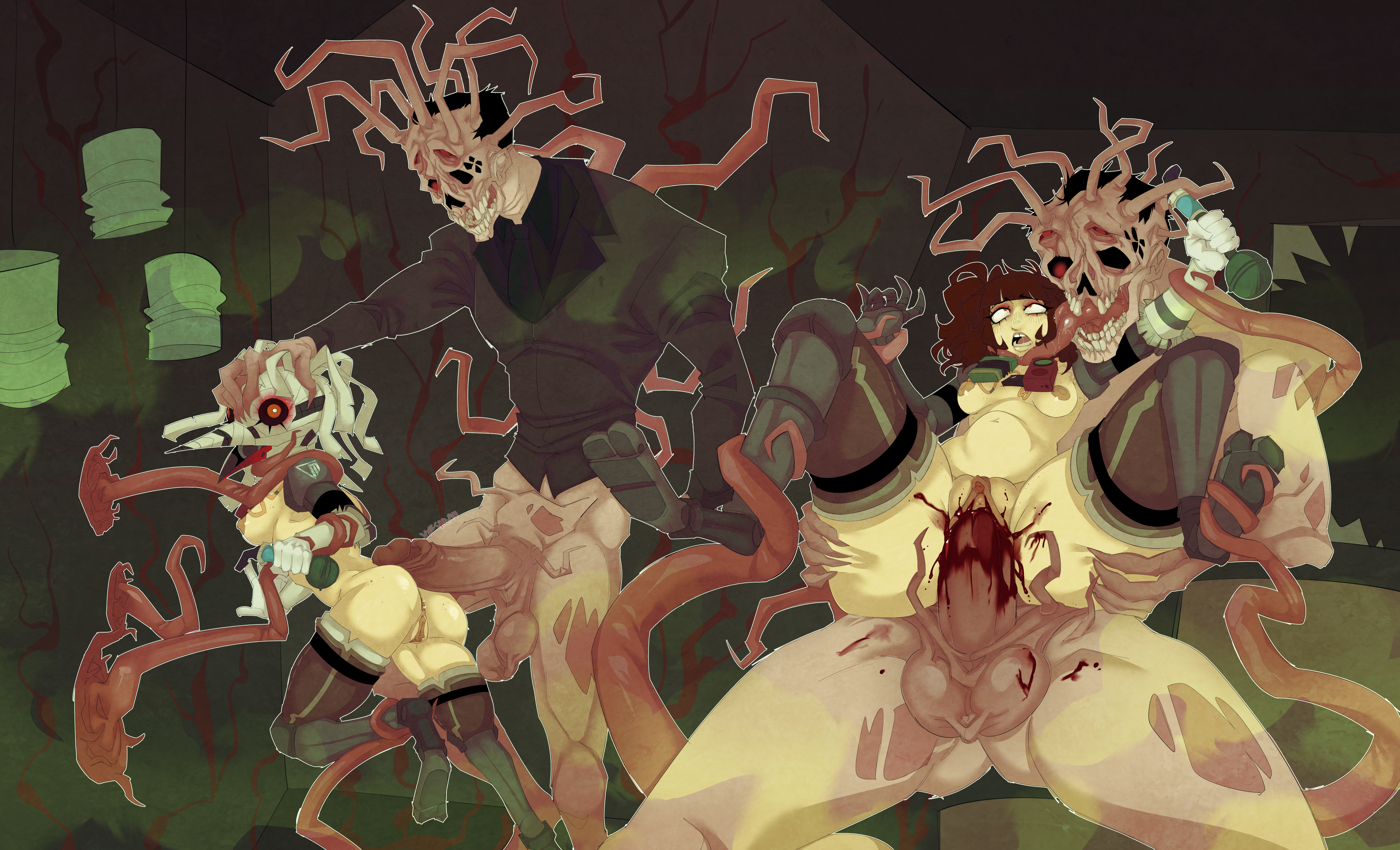 1boy, 1boy1girl, 1girls, 2d, anus, ass, big penis, bileshroom, blood, breasts, breasts out, clitoris, cock, fucked from behind, fucked into submission, fucked senseless, fucked silly, haru (masochistfox), huge cock, male on female, monster, monster cock, monsterfucker, monsterfucking, nipples, outlast, outlast trials, penis, penis in pussy, penis out, pussy, reagent, rough sex, standing sex, teratophilia, thick legs, thick thighs, thighs, thunder thighs, thunderthighs, tits, tits out, vaginal fluids, vaginal insertion, vaginal juices, vaginal penetration, vaginal sex, wide hips, wide thighs