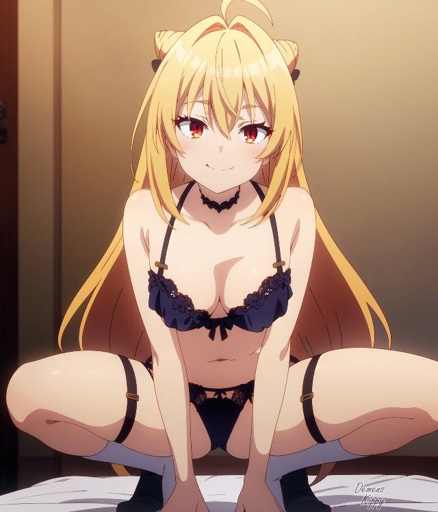 ai_generated ass big_ass blonde_hair demens_kippy hikikomari_kyuuketsuki_no_monmon red_eyes spread_legs tagme terakomari_gandezblood underwear vampire vampire_girl