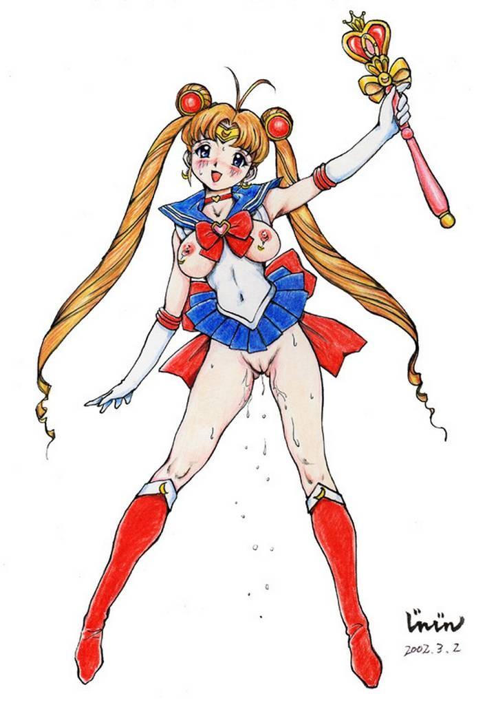 1girls 2002 bishoujo_senshi_sailor_moon blonde_hair blue_eyes boots bow breasts clothing female innie_pussy jinjin long_hair magical_girl medium_breasts miniskirt nipple_piercing pussy pussy_juice sailor_moon school_uniform skirt solo spiral_heart_moon_rod straight_hair tied_hair twintails usagi_tsukino wand