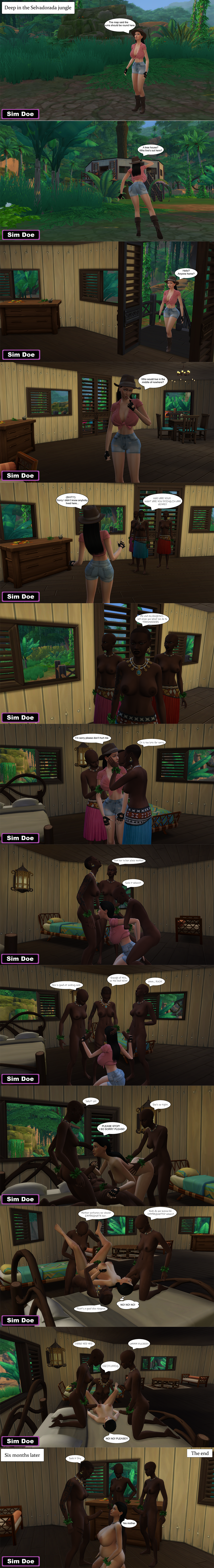 3d big_breasts big_breasts big_breasts caption comic comic_page curvy curvy_body curvy_female curvy_figure curvy_hips english english_text exploration explorer explorer_outfit original_characters revealing_clothes revealing_outfit sexy_clothing sexy_outfit sim_doe sims4 sims_4 speech_bubble speech_bubbles the_sims the_sims_4 tracey_clawford(sim_doe)