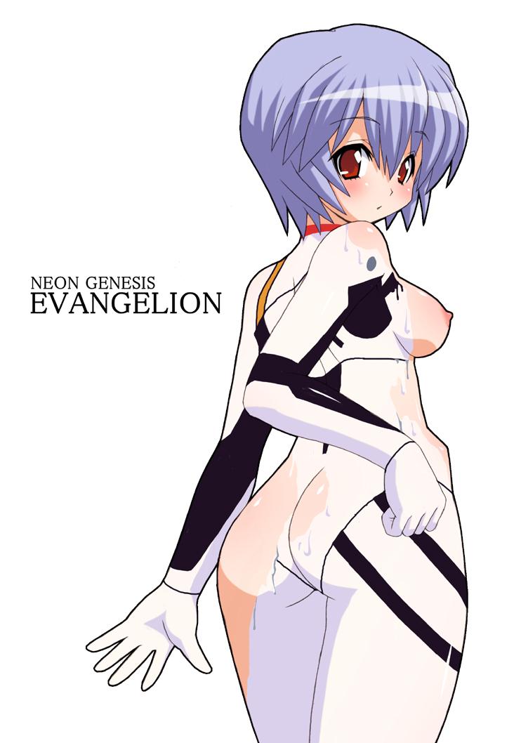 1girls blue_hair blush breasts clothing female human medium_breasts neon_genesis_evangelion pale-skinned_female pale_skin pilot_suit plugsuit rei_ayanami shishimaru_ken'ya short_hair tagme