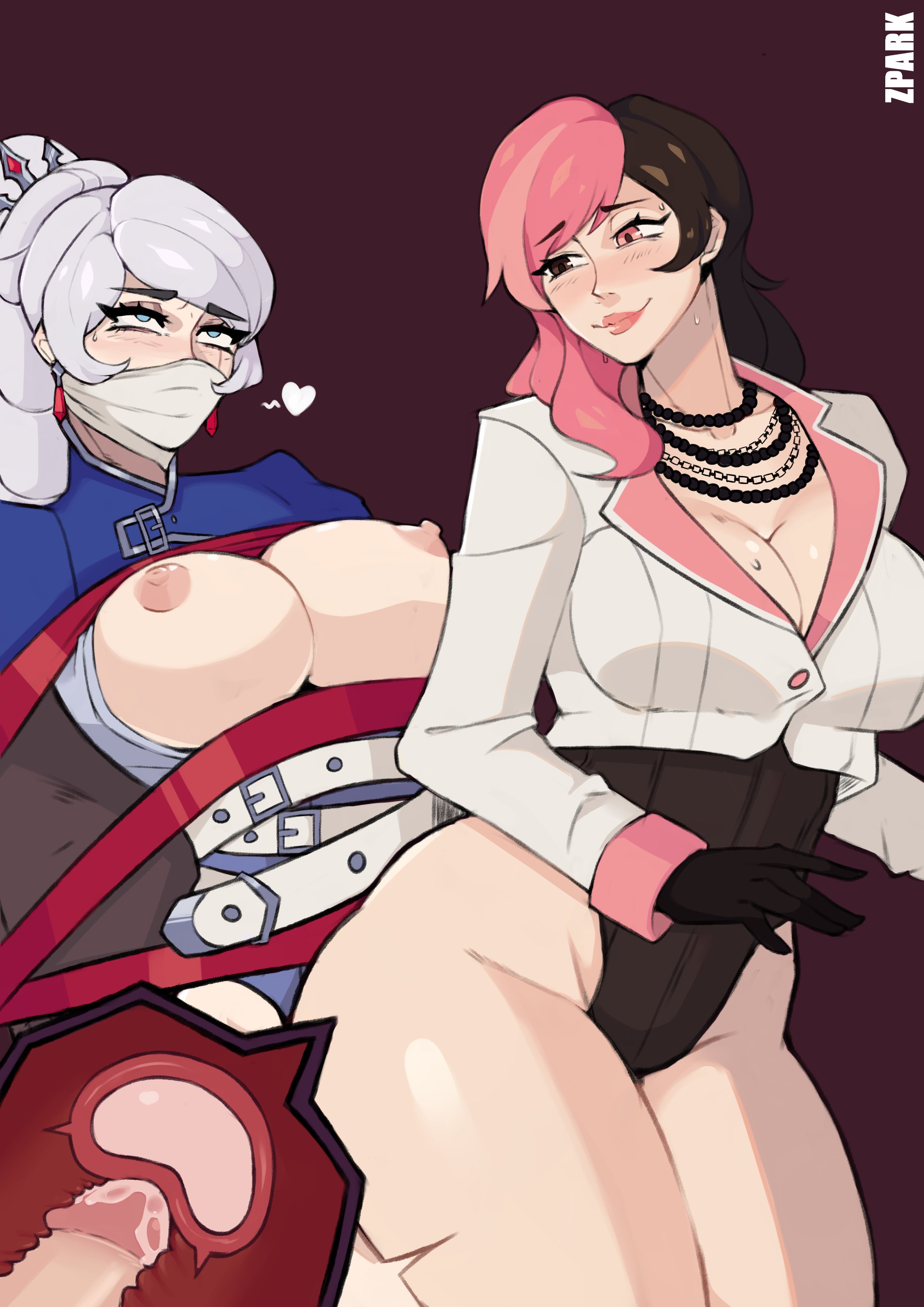 1futa, 1girls, areolae, artist name, blush, bondage, breasts, breasts out, clothed sex, clothing, cross section, cum, cum in pussy, cum in uterus, cum inside, duo, erection, eyes rolling back, face mask, female, femdom, futa on female, futanari, futasub, heterochromia, human, intersex, long hair, multicolored eyes, multicolored hair, neo (rwby), orgasm, pale skin, penetration, penis, penis in vagina, ponytail, pussy, questionable consent, restrained, rolling eyes, rooster teeth, rwby, sex, smooth penis, sweat, thick thighs, tied up, two-tone hair, uterus, vaginal penetration, weiss schnee, white hair, zpark
