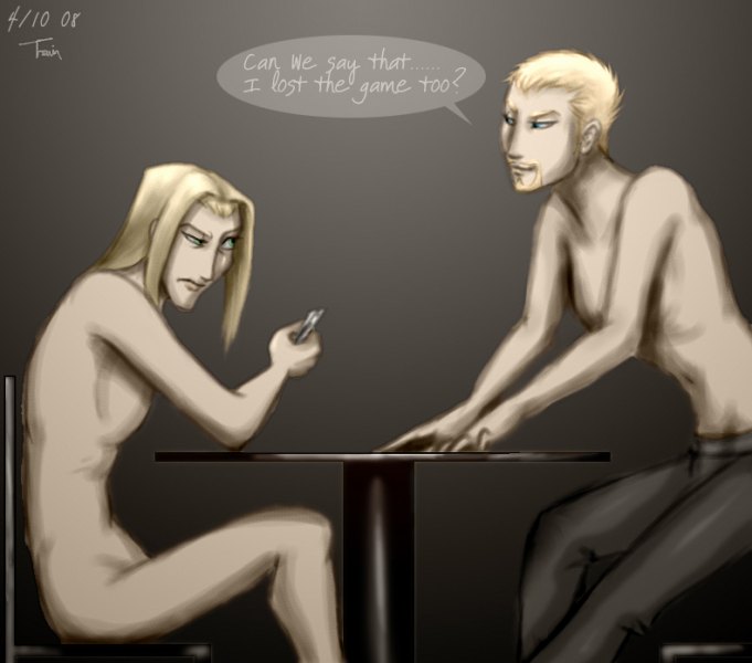 2boys disney kingdom_hearts luxord male male_only organization_xiii square_enix strip_poker tagme vexen