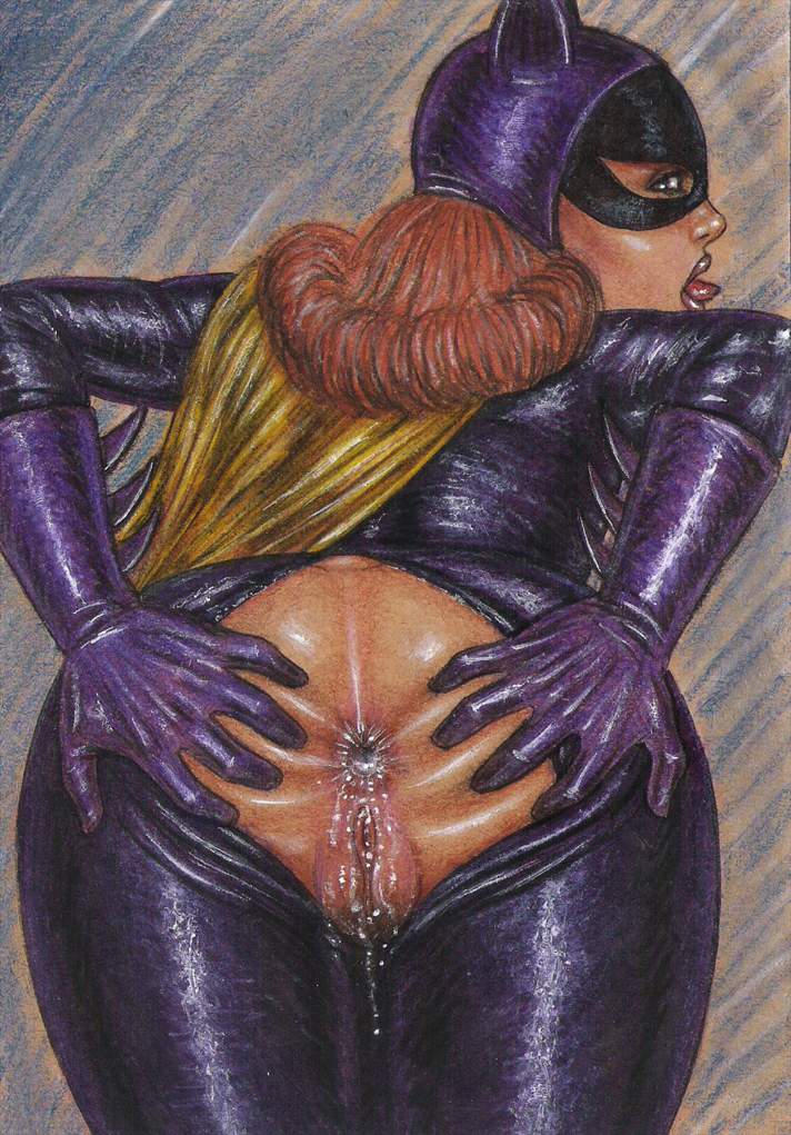 after_anal after_sex anal anal_creampie anus ass barbara_gordon batgirl batman_(series) bodysuit bubble_butt crotchless cum_in_ass cum_on_pussy dc dc_comics edithemad exposed exposed_ass exposed_pussy female female_focus female_only gloves labia long_hair looking_back pussy pussy_juice rear_view red_eyes skin_tight superheroine tongue tongue_out vagina wide_hips