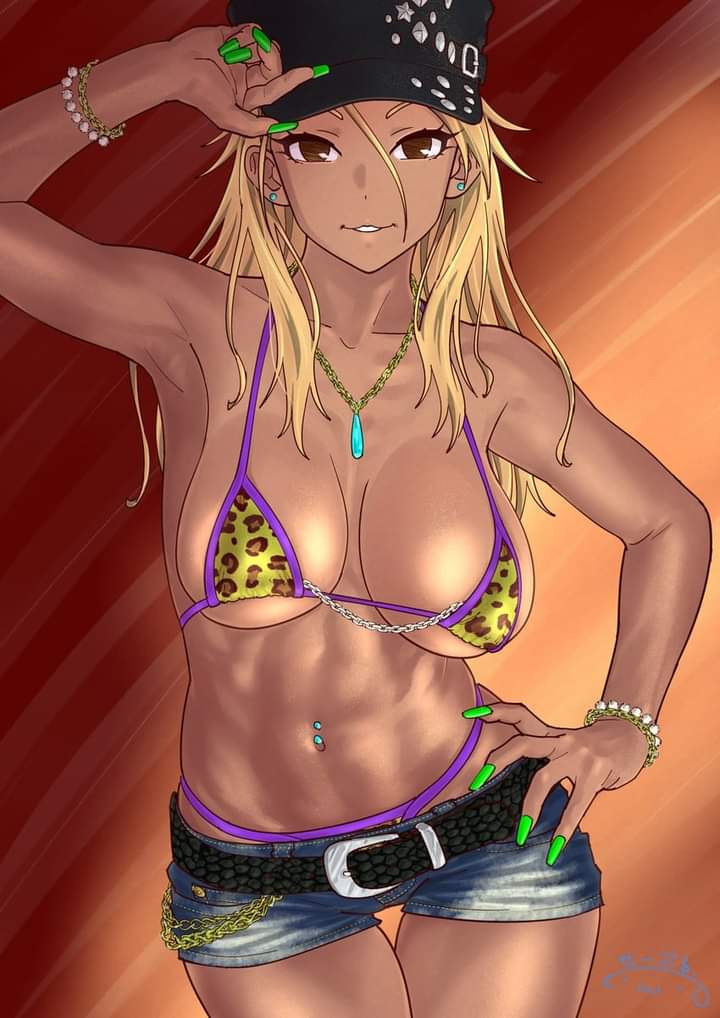 blonde_hair brazilian brunette dark-skinned_female karol-chan latina petite tagme