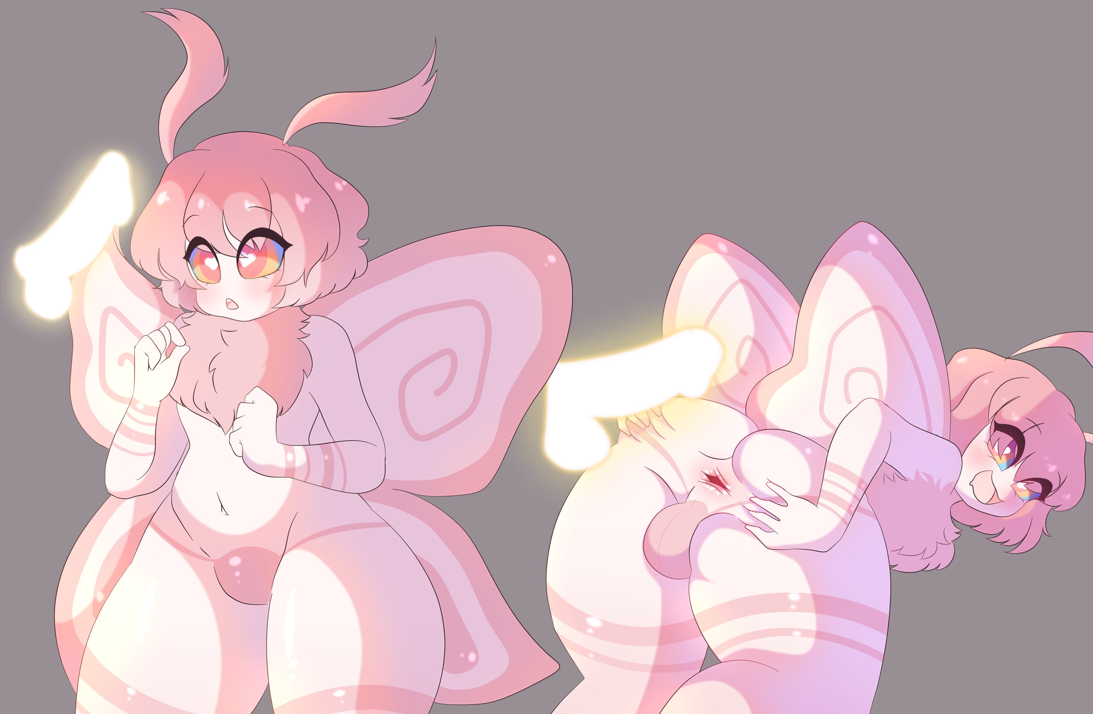 ass spread, asshushie, femboy, girly, luvanely, male, moth, tagme