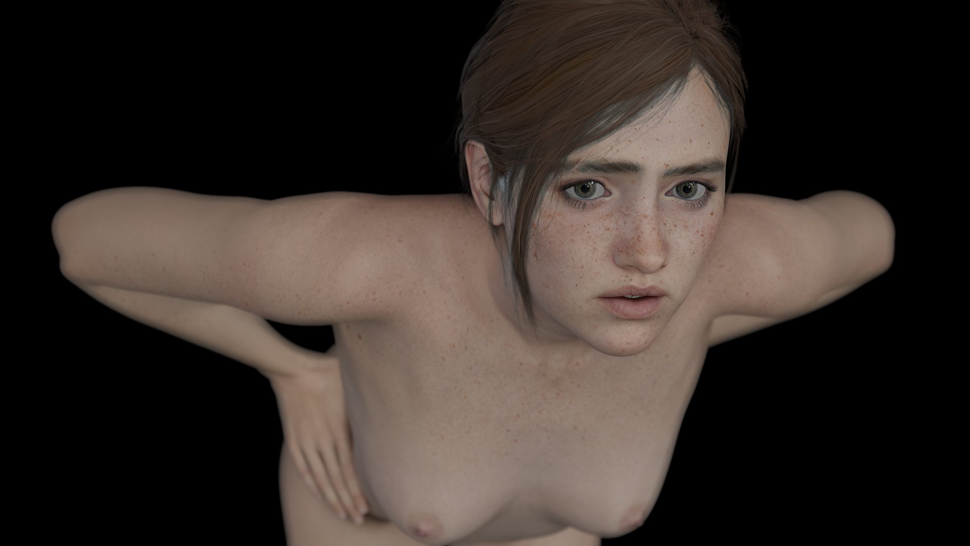 1girls, 3d, 3d (artwork), athletic, athletic female, ellie (the last of us), ellie williams, female, female focus, naughty dog, odd 3d, solo, solo female, the last of us, the last of us 2