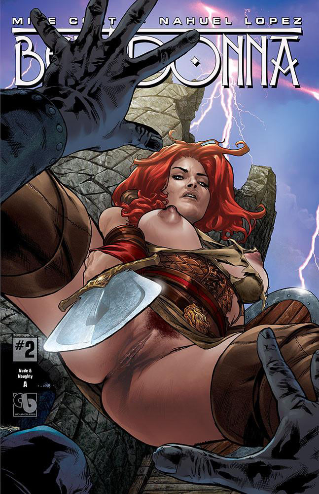 athletic athletic_female belladonna_(boundless) belladonna_(comic) boundless busty christian_zanier comic comic_cover cover female female_focus hourglass_figure long_hair nudity pose posing red_hair tagme wide_hips