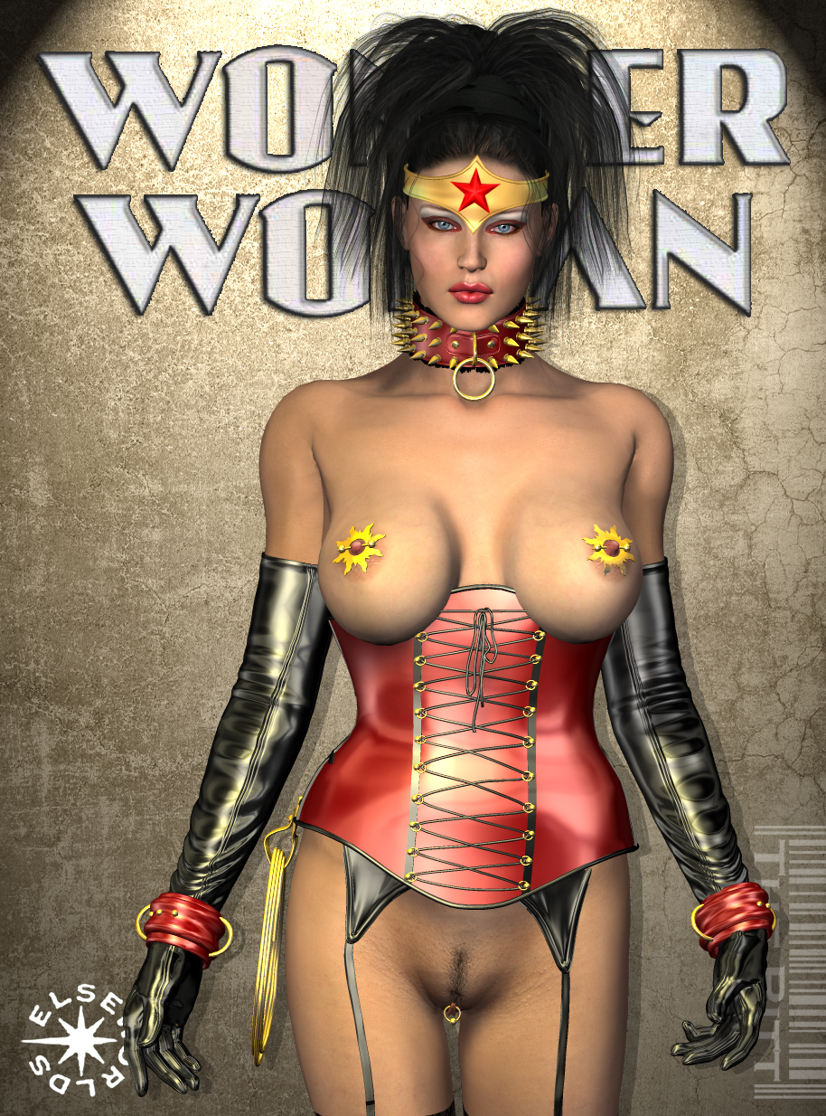 1girls 3d 3d_(artwork) big_breasts breasts clitoris_piercing collar corset cuffs dc dc_comics elbow_gloves female female_only fetish_wear garter_straps latex long_gloves nipple_piercing pierced_clitoris pierced_nipples piercing pubic_hair solo spiked_collar superheroine the_pitt tiara uncensored wonder_woman wonder_woman_(series) wrist_cuffs