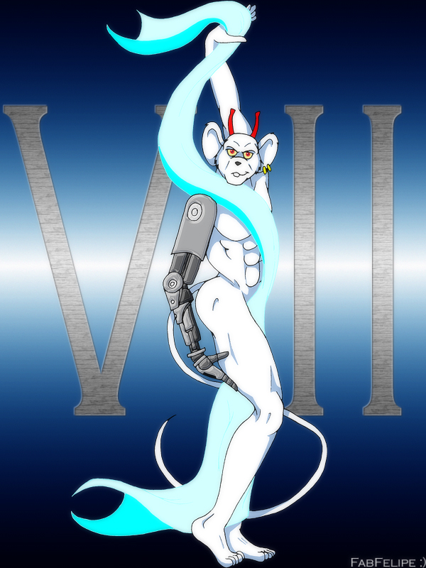 abs antennae anthro biker_mice_from_mars fabfelipe faceplate fur looking_aside male male_only mammal mouse rodent side_view solo standing tagme tail vinnie_(bmfm)