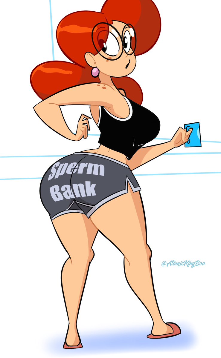 1girls, alternate version available, artist name, atomickingboo, big breasts, breasts, ear piercing, earrings, female, female only, freckles, glasses, hips, legs, long hair, nerd, oc, original, original character, piercing, red hair, solo, terra mandrile, the besties (atomickingboo), thick, thick thighs, thighs, upper body, voluptuous, watermark, wide hips