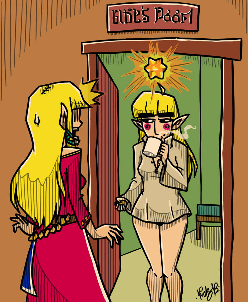 2013 2girls after_sex artist_signature bedroom blonde_hair blush boyfriend’s_shirt cheating coffee coffee_mug cuckquean drinking_coffee elf_ears female gratitude_crystal holding_mug hourglass_figure implied_sex long_blonde_hair long_hair metaknuckles mug multiple_girls peatrice princess_zelda reverse_netorare shirt_only shock shocked shocked_expression sign skyward_sword surprised the_legend_of_zelda the_legend_of_zelda:_skyward_sword thick_thighs zelda_(skyward_sword)