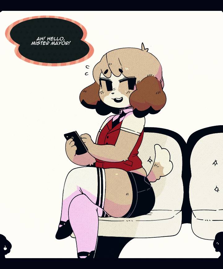 1boy, animal crossing, ass, big ass, big butt, brown fur, chubby, crossdressing, digby (animal crossing), domestic dog, femboy, feminine male, furry, furry tail, gats, gay, girly, high socks, male, male only, malesub, nintendo, overweight, overweight male, slightly chubby, tagme, text, thick ass, thick thighs, thighhighs, yaoi