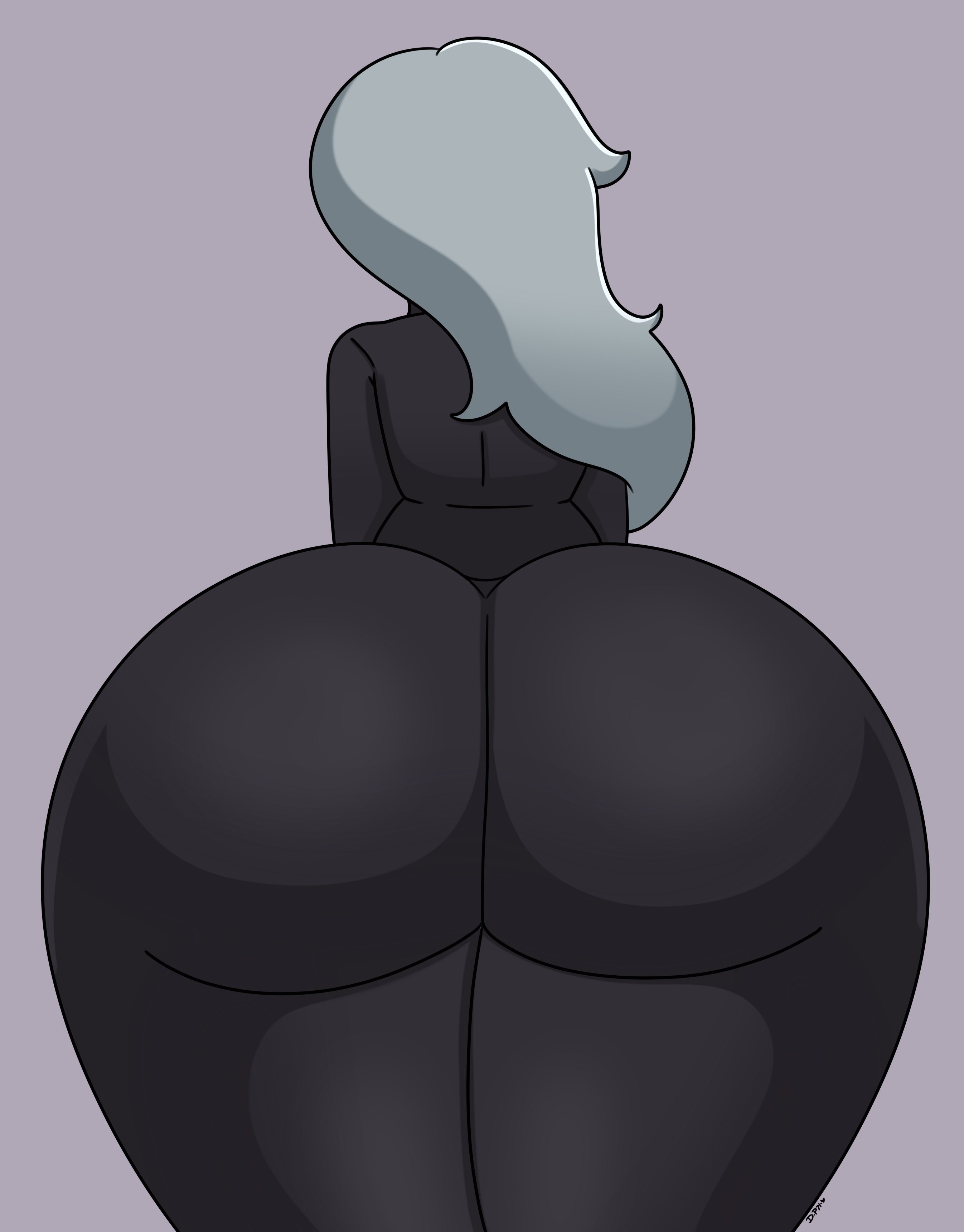 ass, atlus, big ass, big butt, business suit, daisy-pink71, grey hair, imminent facesitting, persona, persona 5, pov, sae niijima