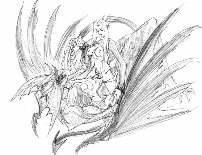 chocozell diablos female final_fantasy final_fantasy_viii human interspecies male quistis_trepe straight tagme