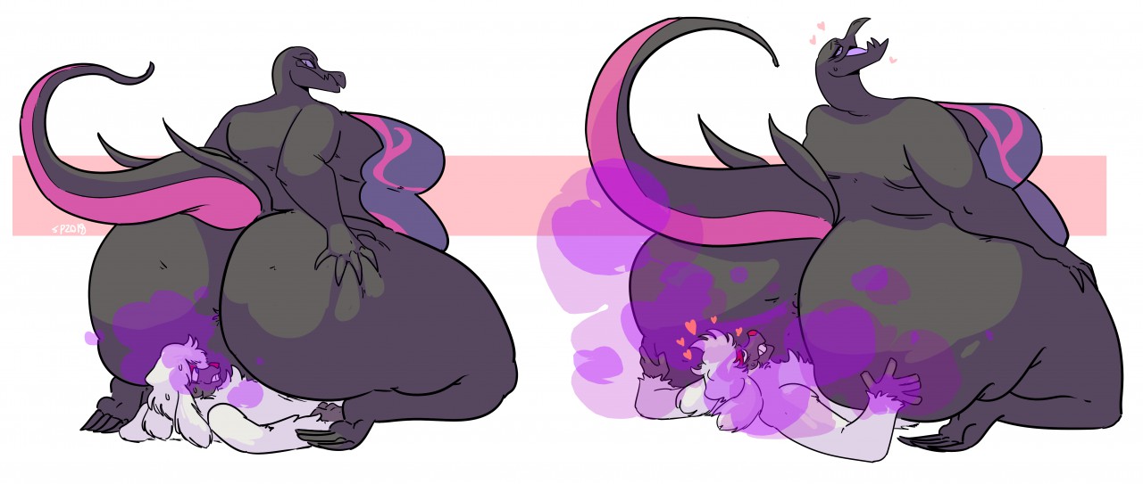1girls, 2018, absurd res, anthro, ass, ass dough, big ass, big butt, deep skin, fart, farting, farting in face, female, gigantic ass, gigantic butt, hand on ass, hand on butt, heart, hi res, huge ass, huge butt, hyper ass, hyper butt, larger female, male, male/female, nintendo, obese, obese female, overweight, overweight female, pheromones, pokemon, pokemon (species), reptile, salazzle, scalie, simple background, sitting on person, size difference, sweatpants (artist), video games