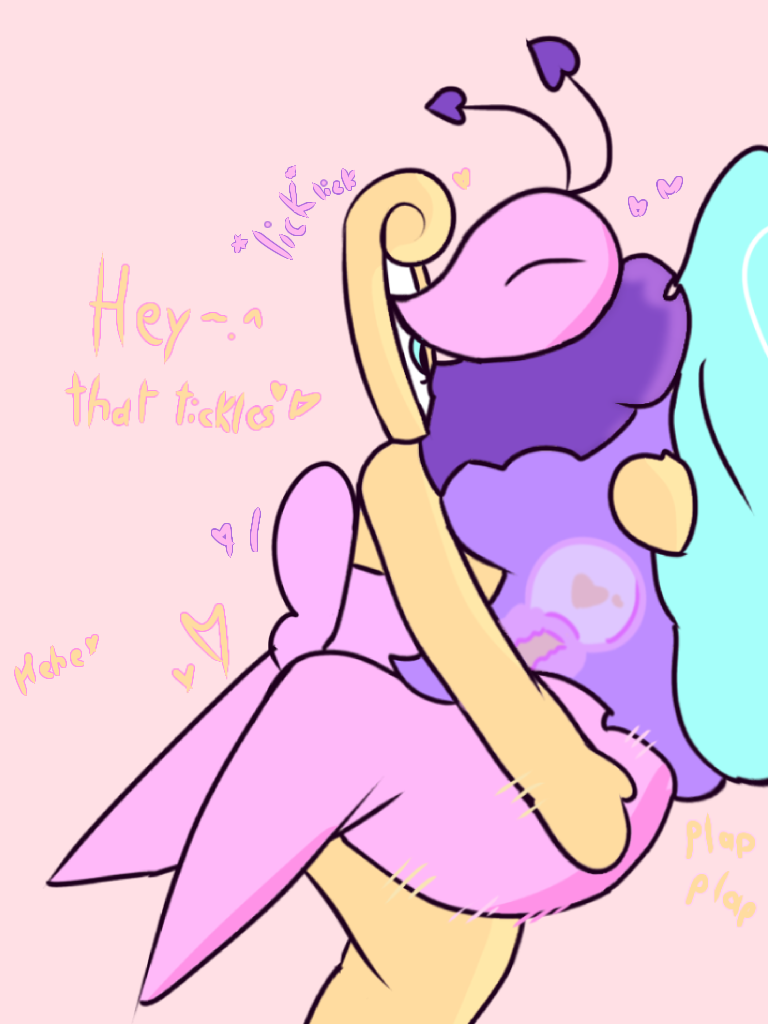 big ass, big butt, big butt (female), big penis, bug, bug girl, dandy's world, fluffy, flutter (dandy's world), fur, glisten (dandy's world), mirror, neck fur, no arms, thatsexyrat