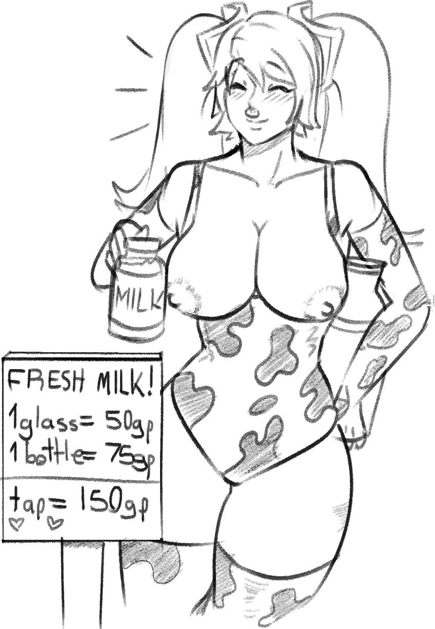 1girls big_breasts cow_print league_of_legends sona_buvelle stormbringer tagme