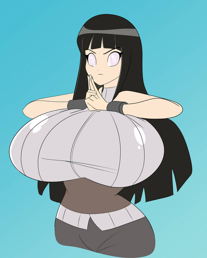 1girls, alternate breast size, bare shoulders, big breasts, breast expansion, breast growth, breast growth (enlargement), breasts, breasts bigger than head, clothed, clothed female, clothes, clothing, enormous breasts, expansion, female, female only, gigantic breasts, growth, huge breasts, human, humanoid, hyper, hyper breasts, hyuuga hinata, large breasts, mammal, massive breasts, mun-dee, naruto, naruto (series), naruto shippuden, shounen jump, solo, solo female, top heavy