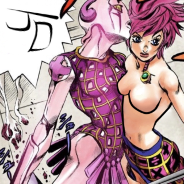 edit edited female hirohiko_araki jojo's_bizarre_adventure nippleless no_nipples notorious_b.i.g spice_girl stand_(jjba) trish_una vento_aureo