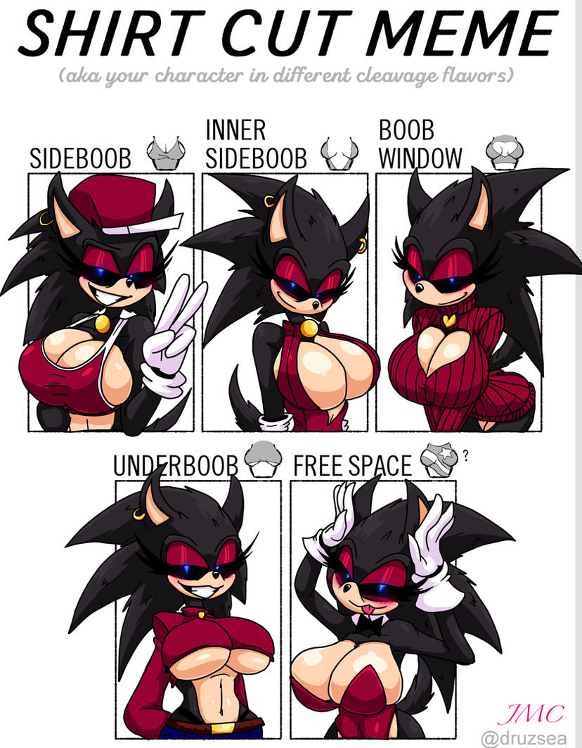jmcchannel, meme, sega, shirt cut meme, sonic (series), sonic the hedgehog (series), sonic.exe, sonic.exe (series), w.res