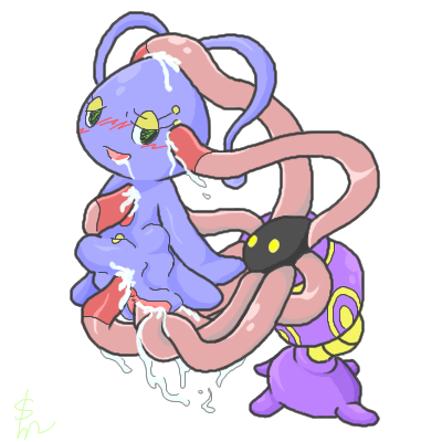 cum cum_in_pussy cum_inside female interspecies lileep male_pokemon/female_pokemon manaphy nintendo open_mouth penetration pokemon pussy sex spread_legs tagme tentacle vaginal_penetration